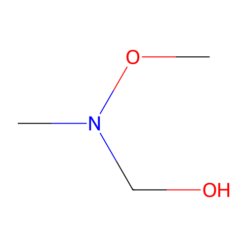 Methyl-methoxy-hydroxymethyl-amine structure