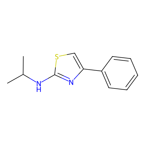 N-Isopropyl-4-phenylthiazol-2-amine structure