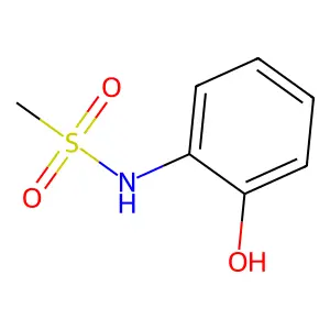 N-(2-hydroxyphenyl)methanesulfonamide structure