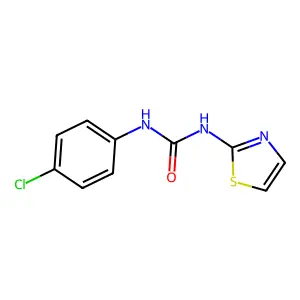1-(4-Chloro-phenyl)-3-thiazol-2-yl-urea structure
