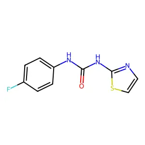 1-(4-Fluorophenyl)-3-(1,3-thiazol-2-yl)urea structure