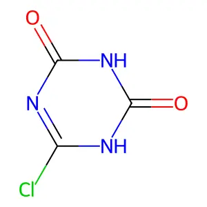 6-chloro-1,3,5-triazine-2,4(1H,3H)-dione structure