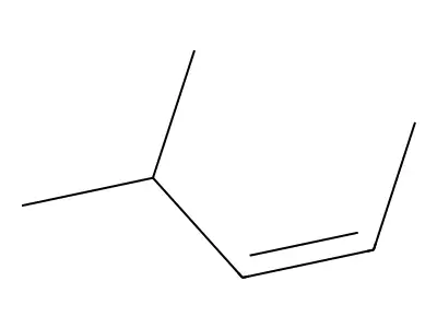 4-Methyl-2-pentene, (2E)- structure