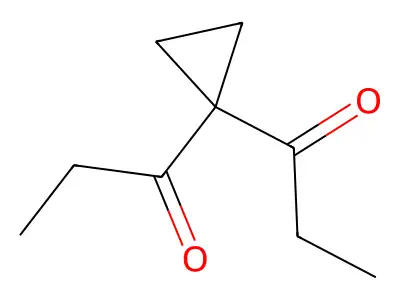 1-(1-Propanoylcyclopropyl)propan-1-one structure