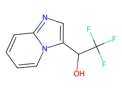 2,2,2-Trifluoro-1-{imidazo[1,2-a]pyridin-3-yl}ethan-1-ol structure