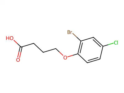 4-(2-Bromo-4-Chlorophenoxy)Butanoic Acid structure
