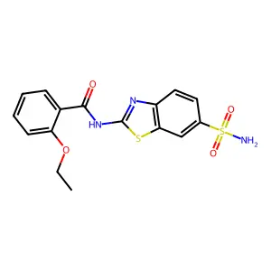 2-ethoxy-N-(6-sulfamoyl-1,3-benzothiazol-2-yl)benzamide structure