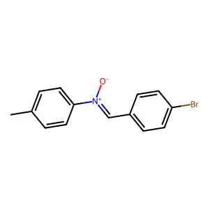 (Z)-N-(4-bromobenzylidene)-4-methylaniline oxide structure