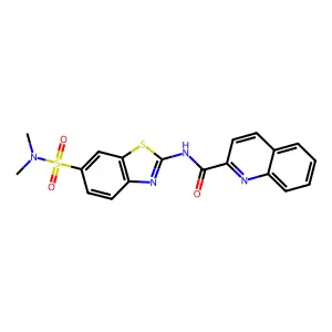 C19H16N4O3S2 structure