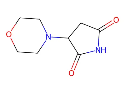 3-Morpholin-4-ylpyrrolidine-2,5-dione structure
