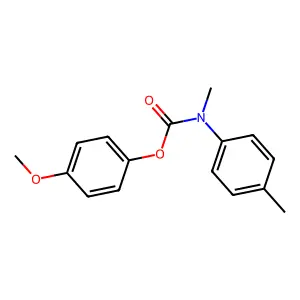 4-Methoxyphenyl methyl(p-tolyl)carbamate structure