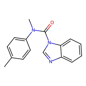 N-methyl-N-(4-methylphenyl)-1H-benzimidazole-1-carboxamide structure