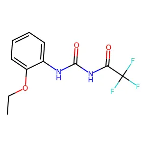 N-(2-ethoxyphenyl)-N'-(trifluoroacetyl)urea structure
