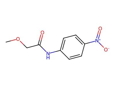 2-methoxy-N-(4-nitrophenyl)acetamide structure