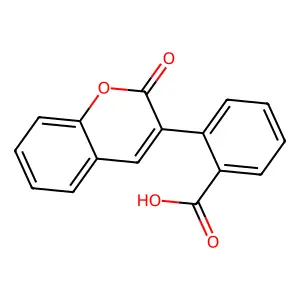 2-(2-oxo-2H-chromen-3-yl)benzoic acid structure