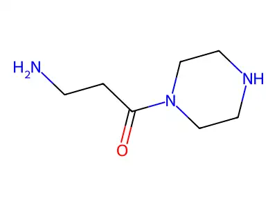3-Amino-1-piperazin-1-yl-propan-1-one structure