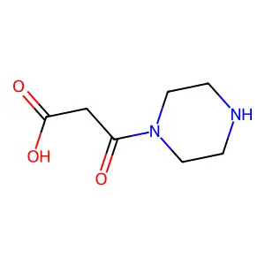 3-Oxo-3-(piperazin-1-YL)propanoic acid structure