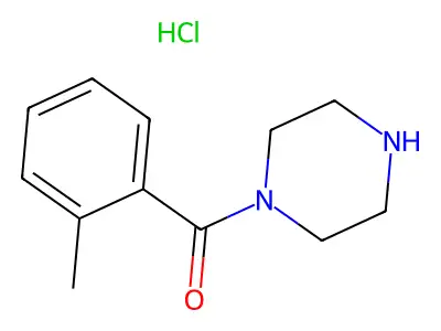 Piperazin-1-yl-o-tolyl-methanone hydrochloride structure