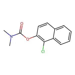 1-chloronaphthalen-2-yl N,N-dimethylcarbamate structure