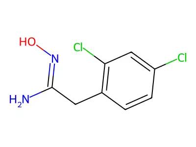 2-(2,4-Dichlorophenyl)-N-hydroxyacetimidamide structure