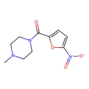 (4-Methylpiperazin-1-yl)(5-nitrofuran-2-yl)methanone structure