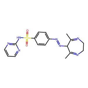 4-[(5,7-dimethyl-3,6-dihydro-2H-1,4-diazepin-6-yl)diazenyl]- structure
