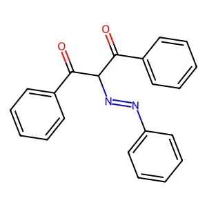 1,3-Diphenyl-2-[(E)-phenyldiazenyl]propane-1,3-dione structure