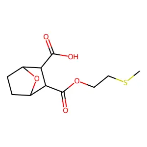 3-(2-methylsulfanylethoxycarbonyl)-7-oxabicyclo[2.2.1]heptan structure