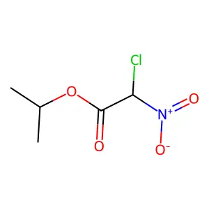Acetic acid, chloronitro-, 1-methylethyl ester structure