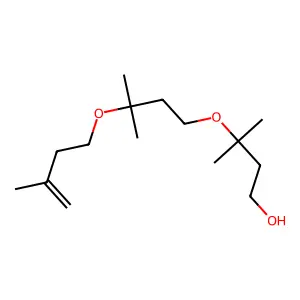 3,3,7,7,11-Pentamethyl-4,8-dioxa-11-dodecen-1-ol structure