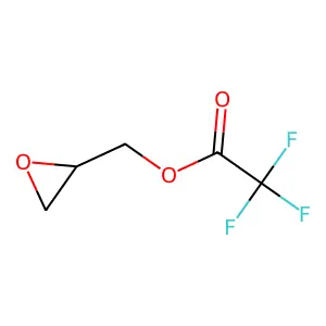 2-Oxiranylmethyl trifluoroacetate structure