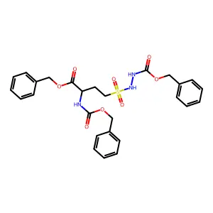 benzyl 2-(phenylmethoxycarbonylamino)-4-(phenylmethoxycarbon structure