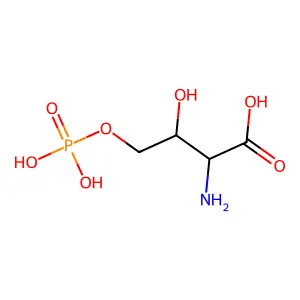 2-氨基-3-羟基-4-磷酰氧基丁酸 structure
