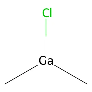 二甲基氯化镓 structure