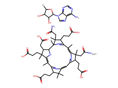 Adenosyl cobyrinate diamide structure