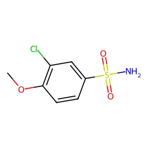 3-Chloro-4-methoxybenzenesulfonamide structure
