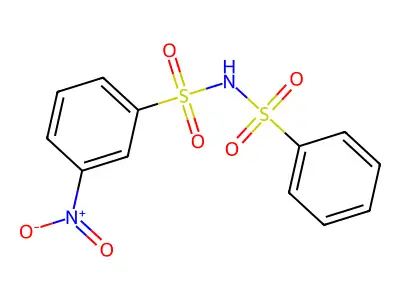 3-Nitro-N-(phenylsulfonyl)benzenesulfonamide structure
