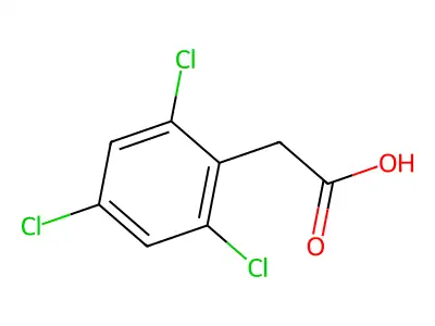 2,3,4-Trichlorophenylacetic acid structure