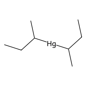 Bis(1-methylpropyl)mercury structure