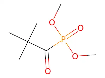 Phosphonic acid, (2,2-dimethyl-1-oxopropyl)-, dimethyl ester structure