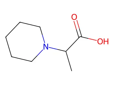 2-Piperidin-1-yl-propionic acid structure
