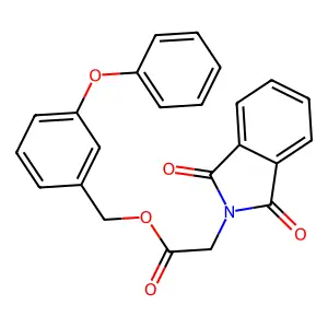 3-Phenoxybenzyl 2-(1,3-dioxoisoindolin-2-yl)acetate structure