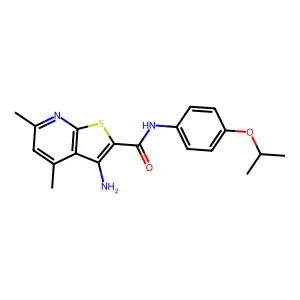 C19H21N3O2S structure