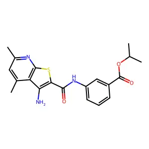 C20H21N3O3S structure