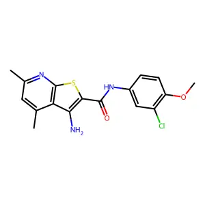 C17H16ClN3O2S structure
