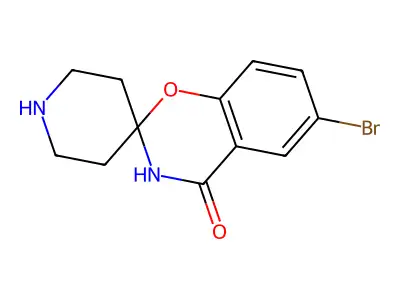 6-Bromospiro[benzo[e][1,3]oxazine-2,4'-piperidin]-4(3H)-one structure
