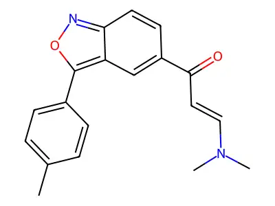 3-(Dimethylamino)-1-[3-(4-methylphenyl)-2,1-benzoxazol-5-yl]prop-2-en-1-one structure
