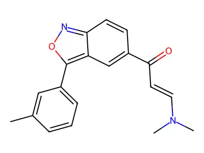 3-(Dimethylamino)-1-[3-(3-methylphenyl)-2,1-benzoxazol-5-yl]prop-2-en-1-one structure