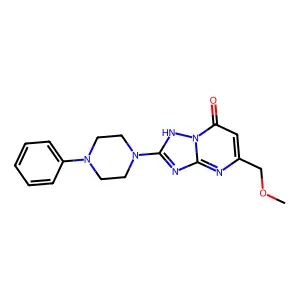 5-(Methoxymethyl)-2-(4-phenylpiperazino)[1,2,4]triazolo[1,5-a]pyrimidin-7-ol structure