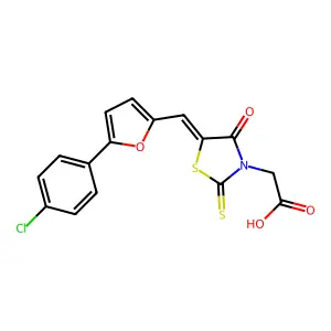 C16H10ClNO4S2 structure